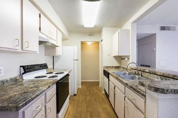 Fully-equipped kitchens with breakfast bars